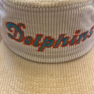 Vintage Miami Dolphins Era Corduroy Snapback Hat